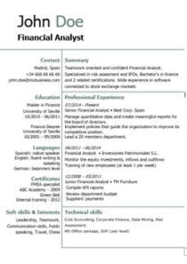 Curriculum en Inglés | Los Mejores Ejemplos