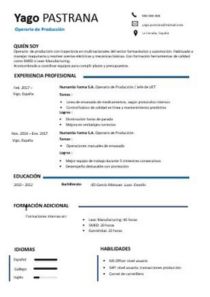 Curriculum Vitae Sencillo | Efectivo y sin Complicaciones